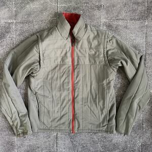 Womens Vintage Y2K Nike ACG Thermal Layer Reversible Gray Red Zip Up Jacket Sz M